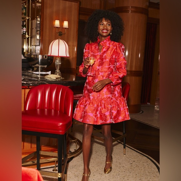 Tuckernuck Red Fil Coupe Palmerston Dress - Picture 3 of 9